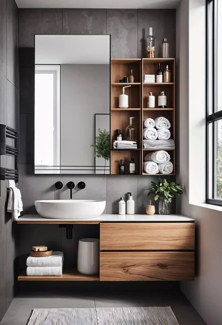 Baño Modelo GM-166 - Vanities & Muebles de Baño Flotantes